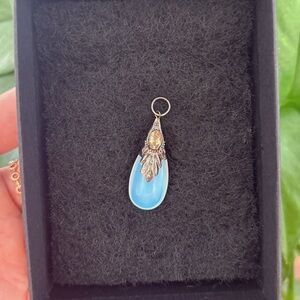 Moonstone Teardrop Pendant 925 silver
